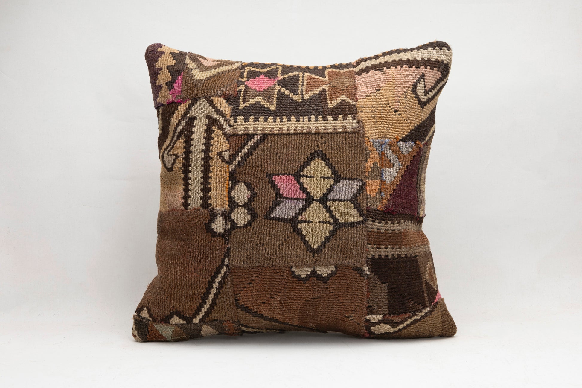 Handmade Vintage Cushion Cover | 50x50 cm - Dervish Rugs