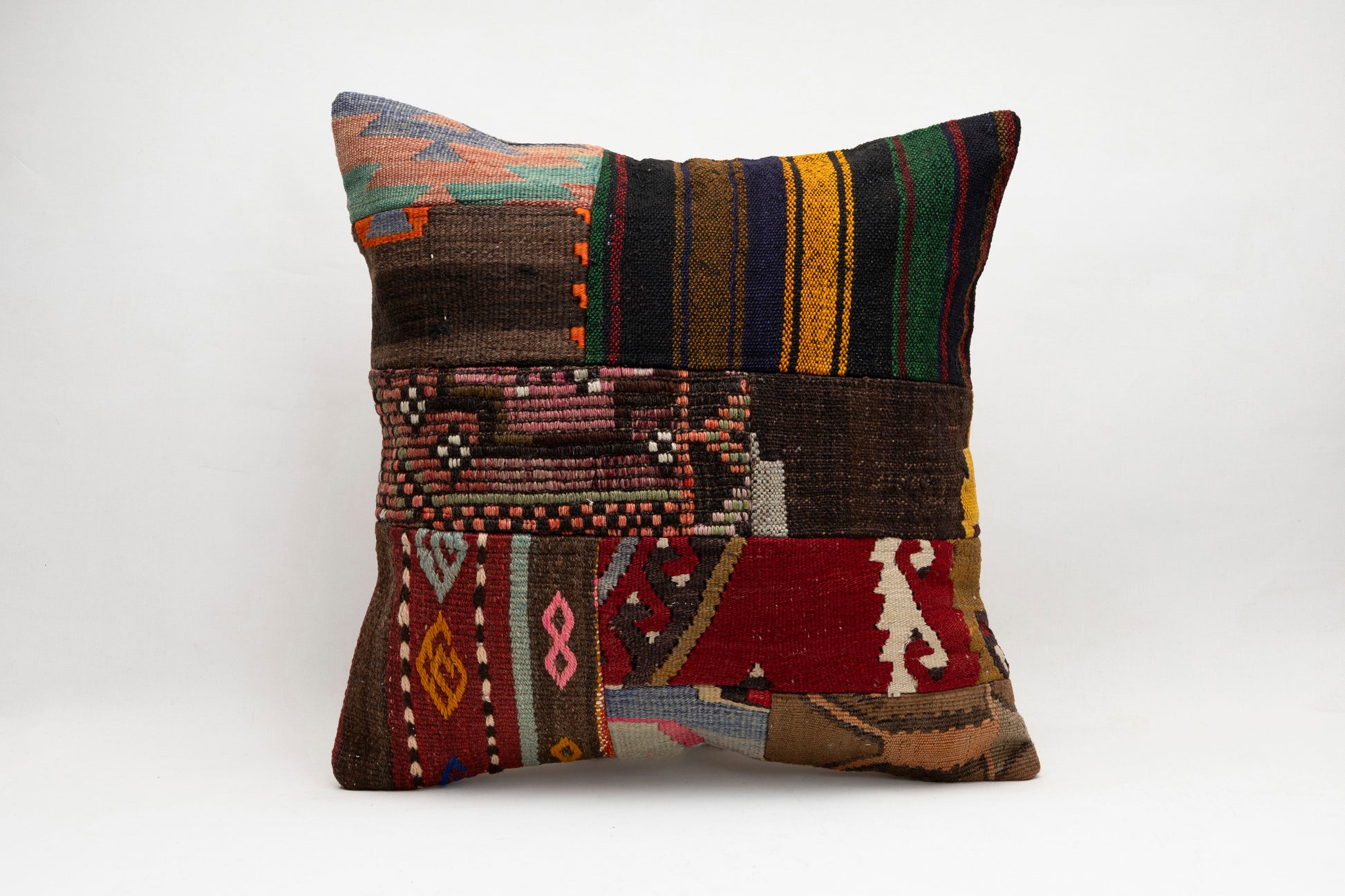 Handmade Vintage Cushion Cover | 50x50 cm - Dervish Rugs