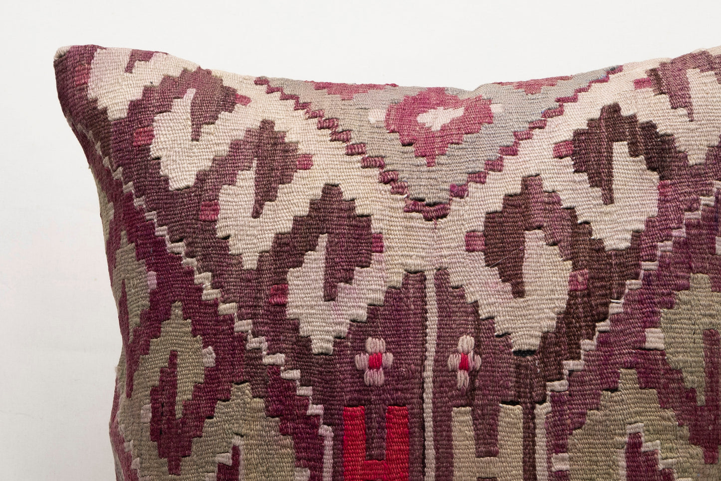 Handmade Vintage Cushion Cover | 50x50 cm - Dervish Rugs