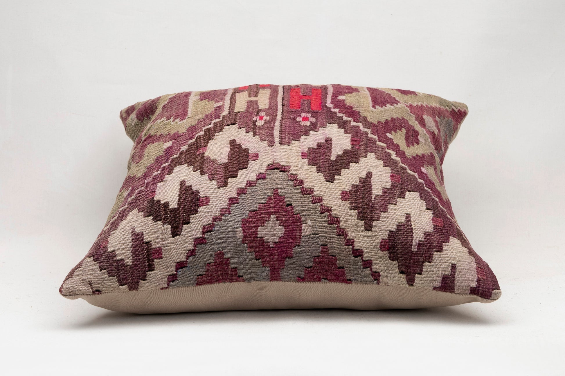 Handmade Vintage Cushion Cover | 50x50 cm - Dervish Rugs