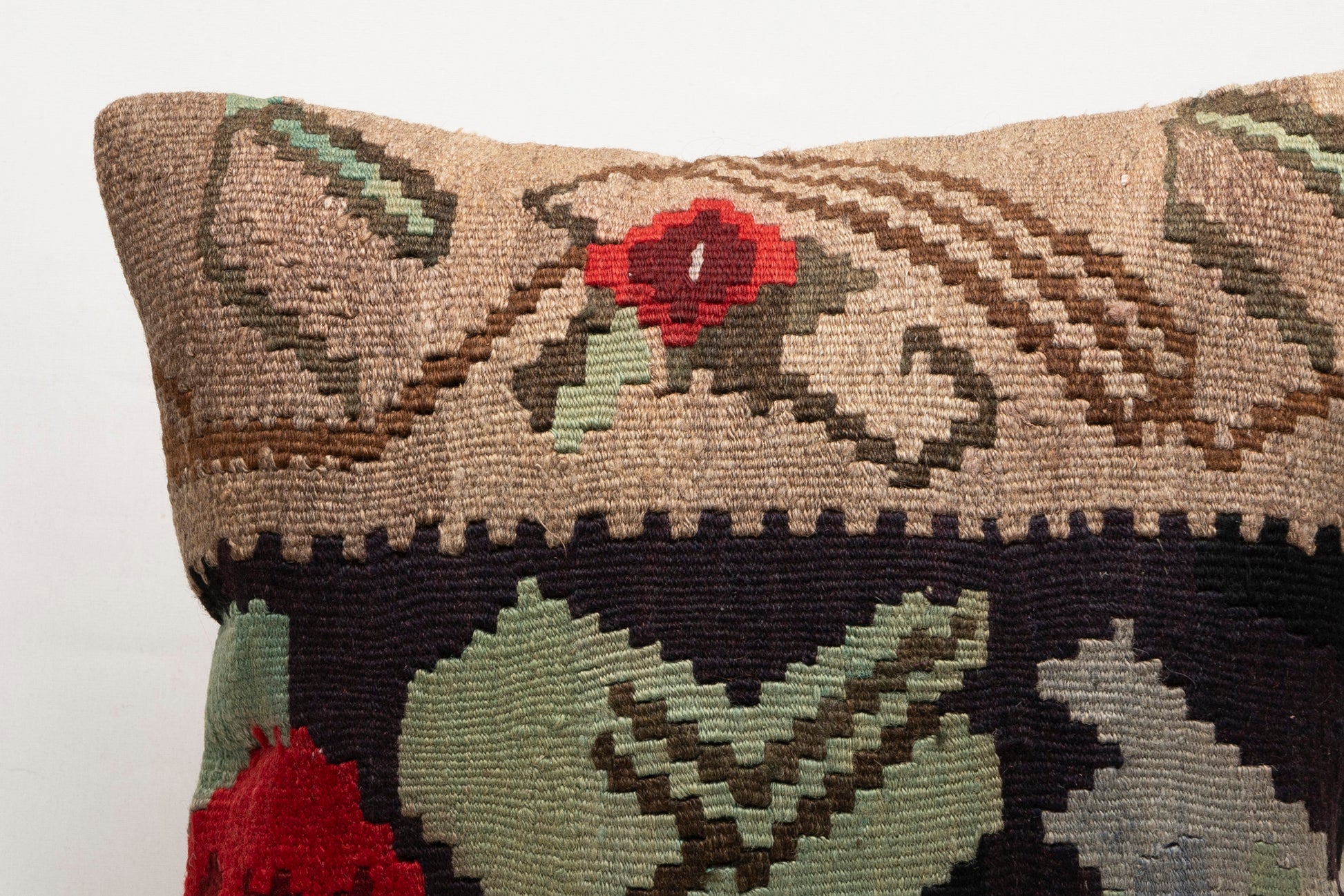 Handmade Vintage Cushion Cover | 50x50 cm - Dervish Rugs