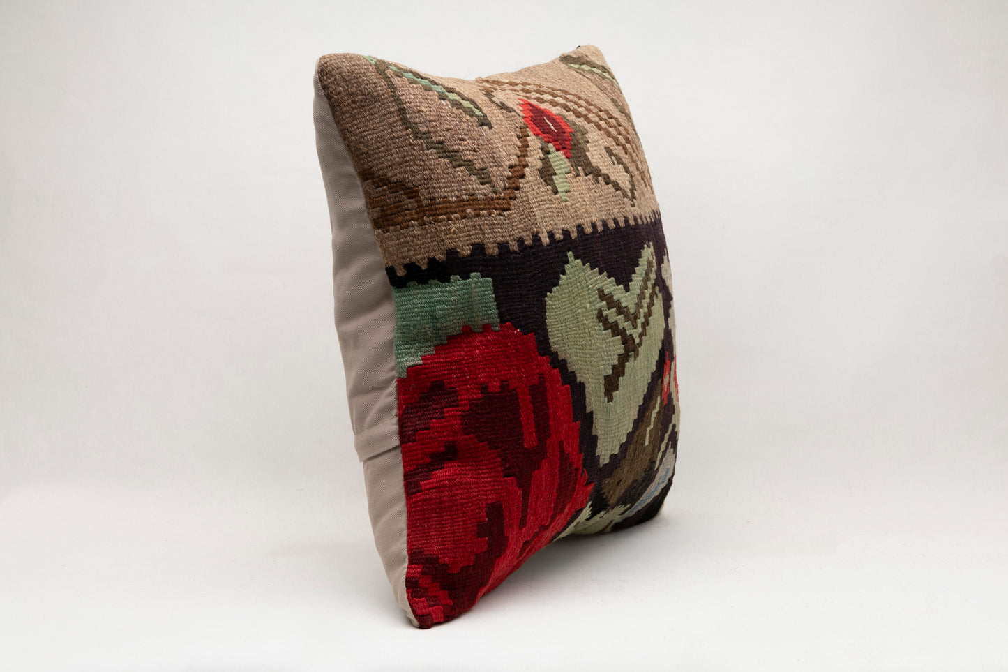 Handmade Vintage Cushion Cover | 50x50 cm - Dervish Rugs