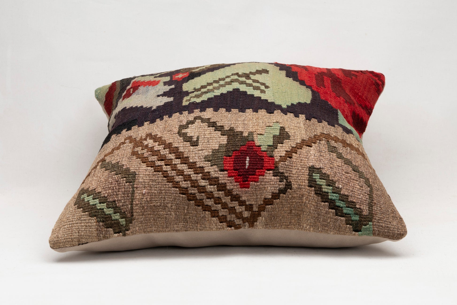 Handmade Vintage Cushion Cover | 50x50 cm - Dervish Rugs