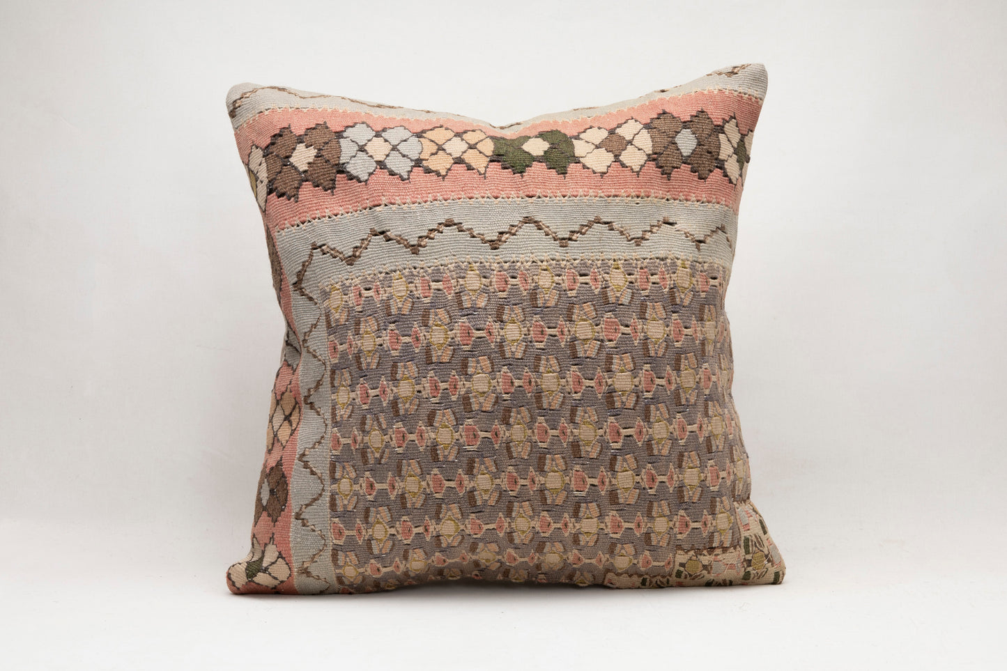 Handmade Vintage Cushion Cover | 50x50 cm - Dervish Rugs