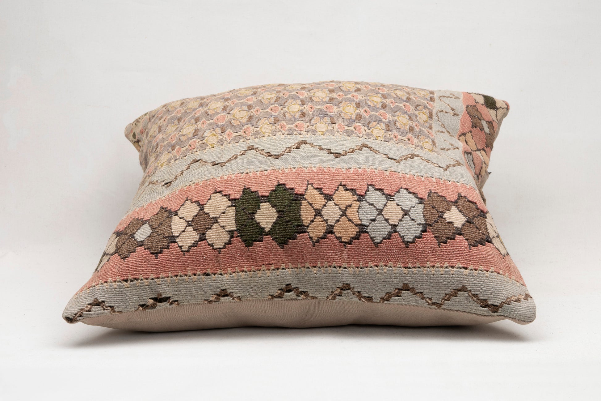 Handmade Vintage Cushion Cover | 50x50 cm - Dervish Rugs