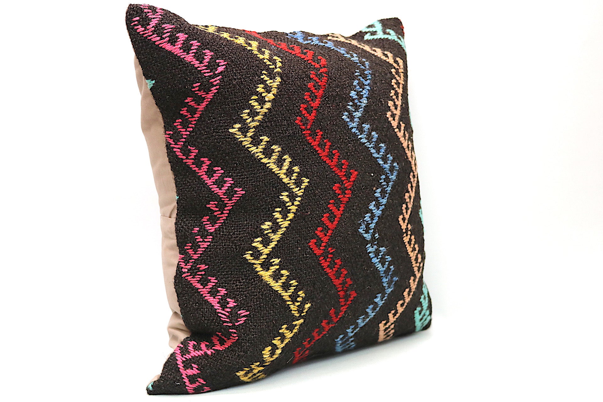 Handmade Vintage Cushion Cover | 50x50 cm - Dervish Rugs