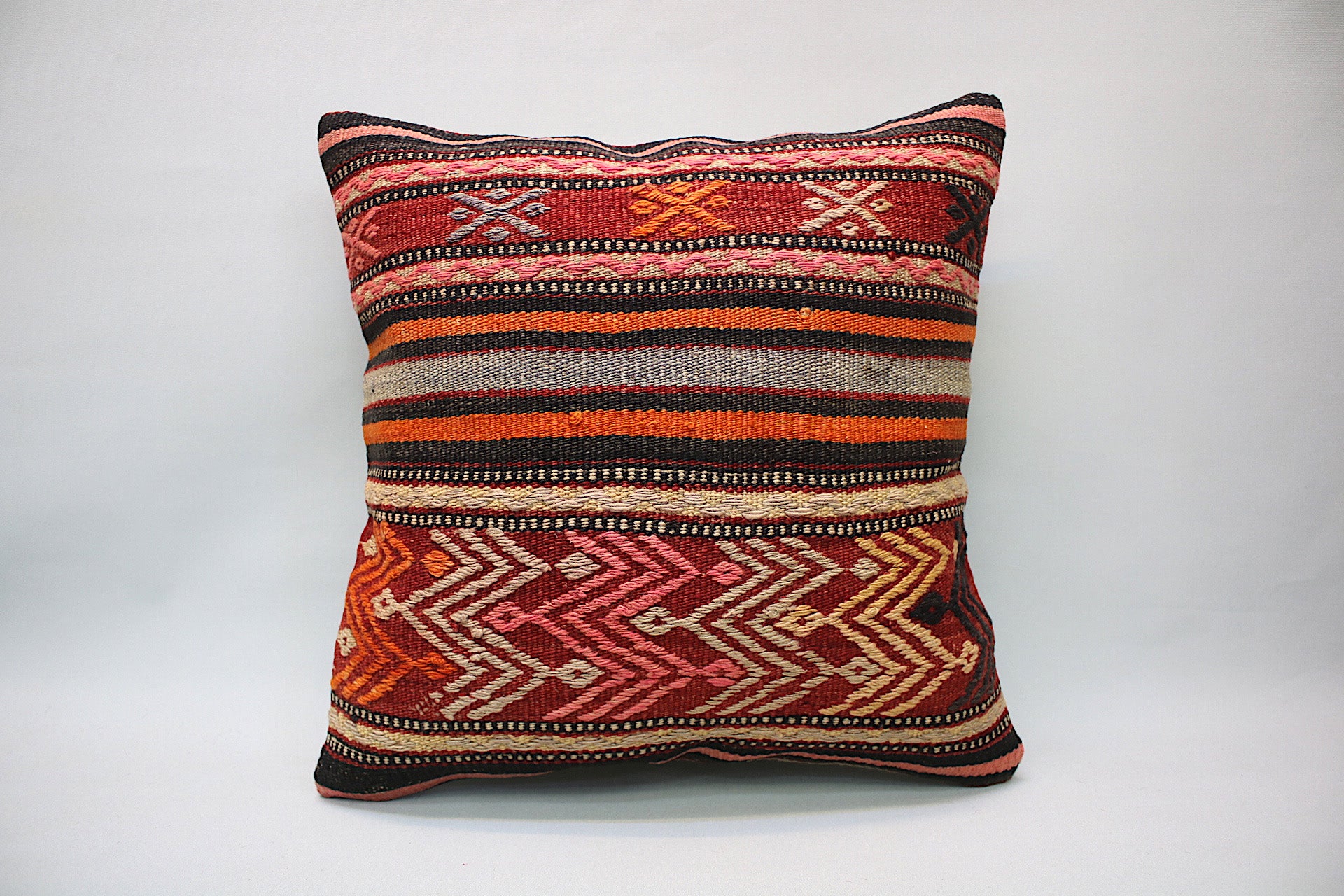 Handmade Vintage Cushion Cover | 50x50 cm - Dervish Rugs