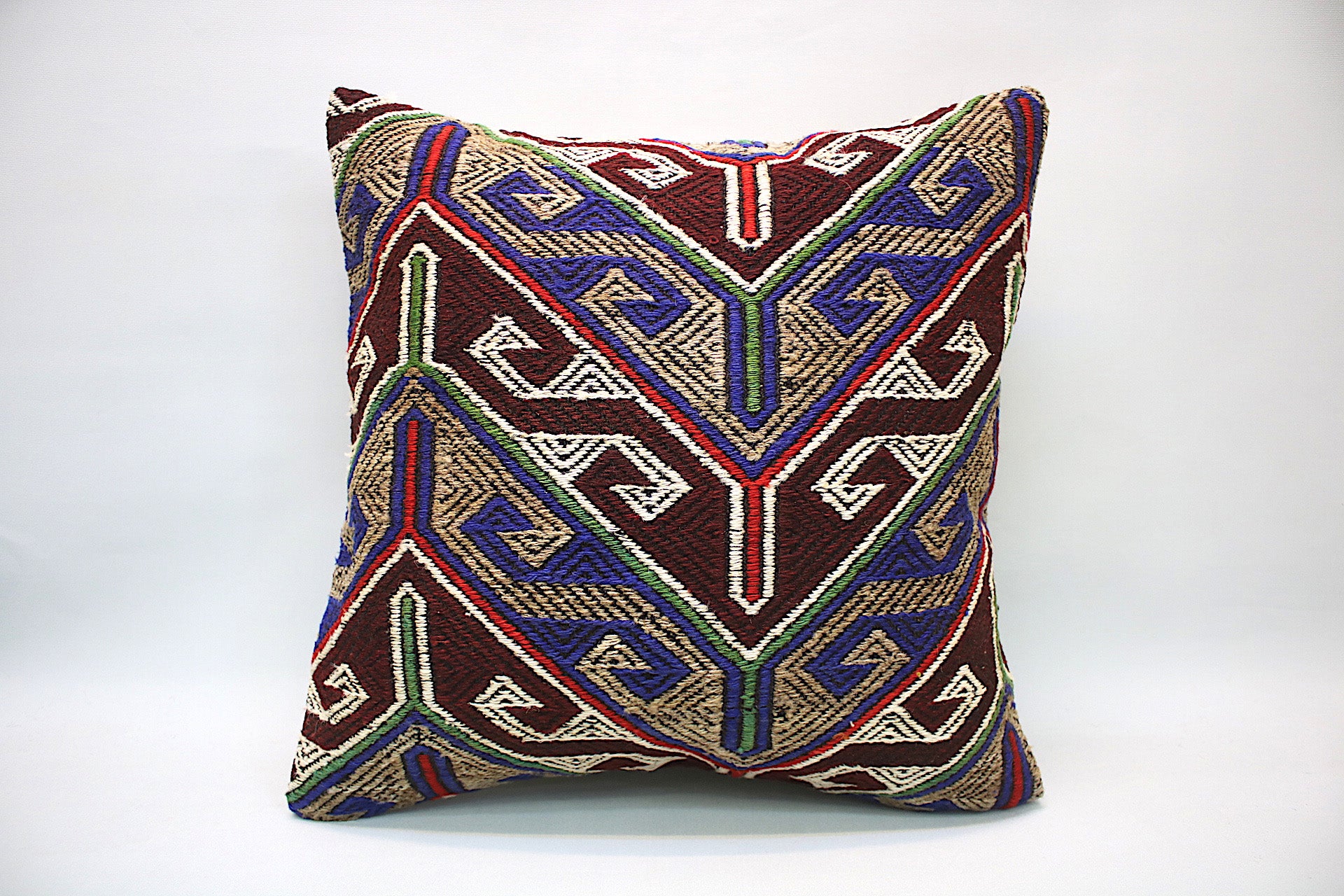 Handmade Vintage Cushion Cover | 50x50 cm - Dervish Rugs