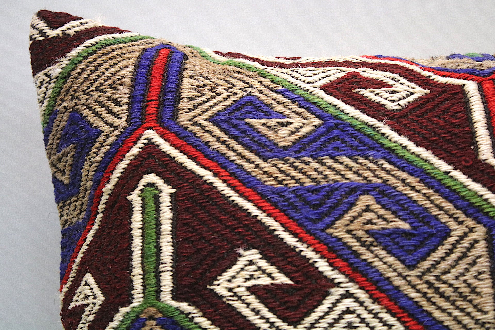 Handmade Vintage Cushion Cover | 50x50 cm - Dervish Rugs