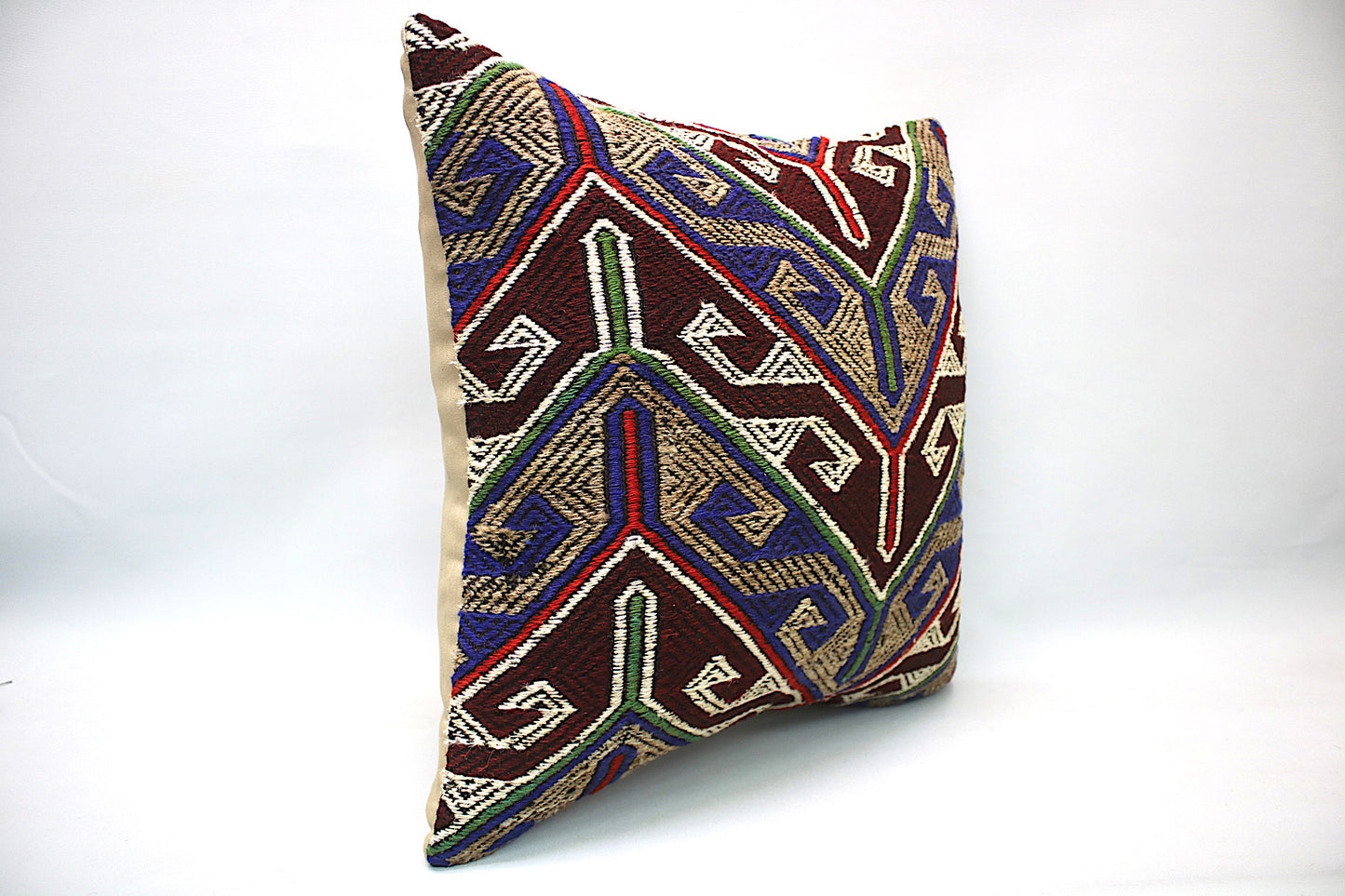 Handmade Vintage Cushion Cover | 50x50 cm - Dervish Rugs